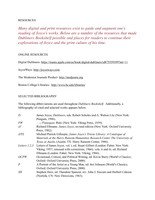 Online resources, selected bibliography, and acknowledgements
