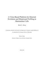 A Virus-Based Platform for Directed Evolution and Mutational Profiling in Mammalian Cells